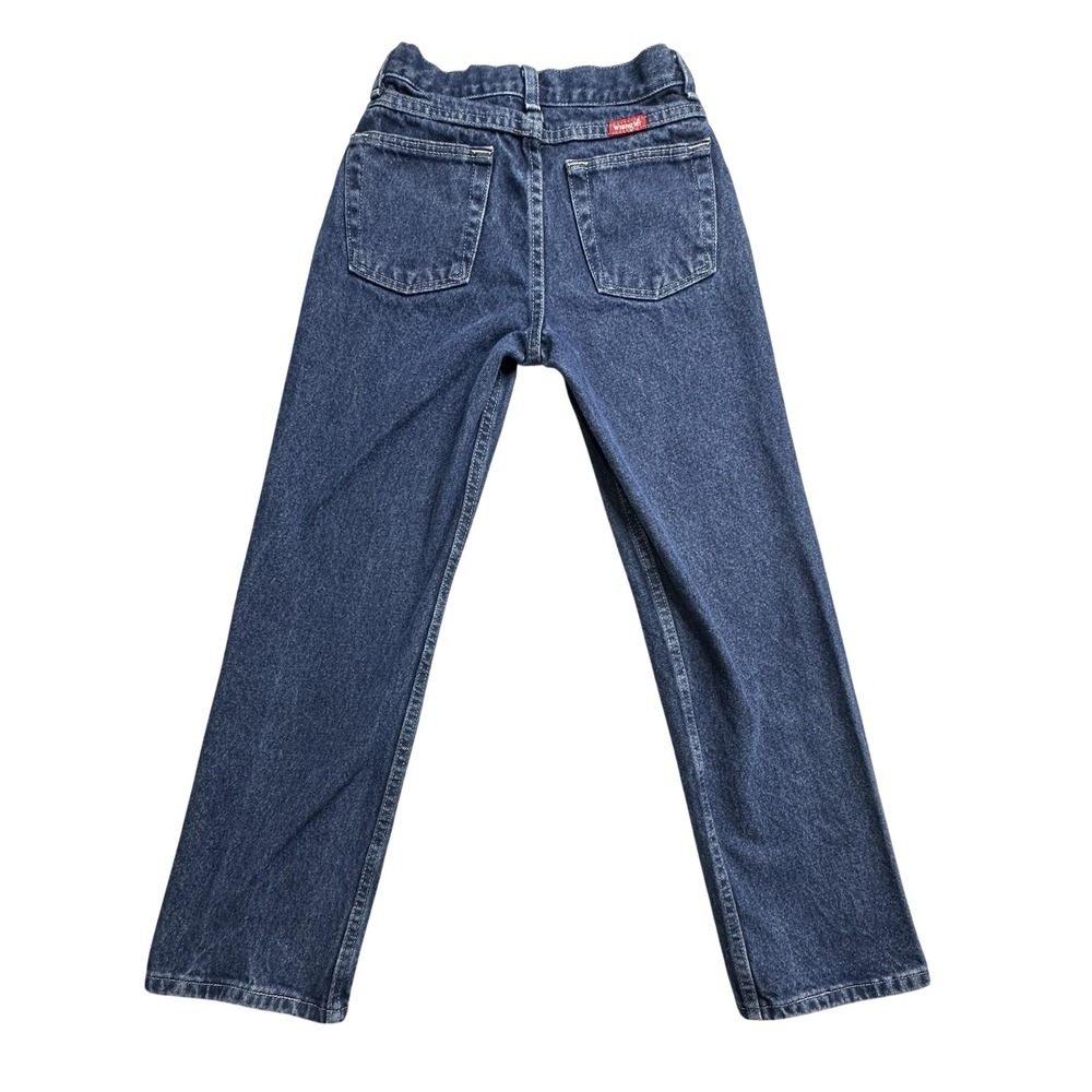Wrangler Jeans Boys Slim 12 Adjustable Waist Classic Fit Denim YKK Vintage Style